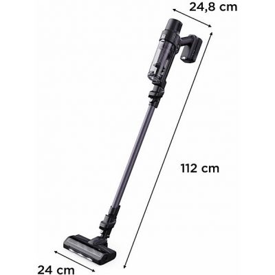 Aspirador escoba - ROWENTA RH6A31WO, 140 W, Potencia de succión 30 AirWatt, Depósito 0,44 l, Autonomía 45 min, Negro, Púrpura
