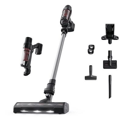 Aspirador escoba - ROWENTA RH6A71WO, 140 W, Potencia de succión 30 AirWatt, Depósito 0,44 l, Autonomía 40 min - 1 h, Aluminio, Rojo