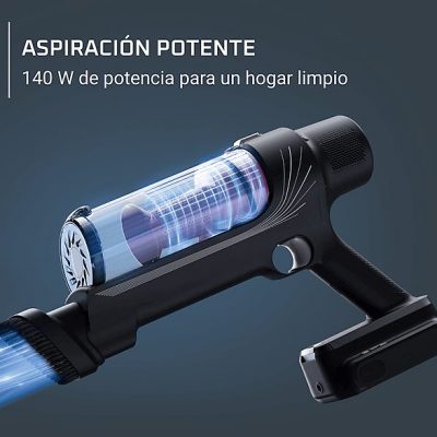 Aspirador escoba - Rowenta RH6A75WO X-Pert 7. 60 Animal Care, 140 W, 0.44 L, 45 min, Ligera, Multisuperficie, Especial mascotas, Rojo