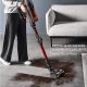 Aspirador escoba - Rowenta RH9A73 X - Force Flex 13.60 Animal Care, 380 W, 0.65 L, 60 min, Sin cables, Multisuperficie, Especial mascotas, Rojo