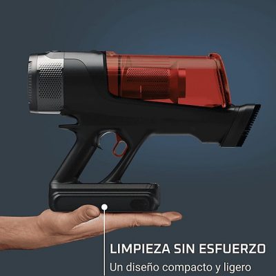 Aspirador escoba - Rowenta RH9A73 X - Force Flex 13.60 Animal Care, 380 W, 0.65 L, 60 min, Sin cables, Multisuperficie, Especial mascotas, Rojo