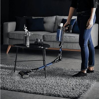 Aspirador escoba - ROWENTA X-Force Flex 9.60 Aqua RH20C4, 250 W, Potencia de succión 100 AirWatt, Depósito 0,4 l, Autonomía 60 min, Azul