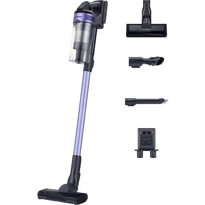 Aspirador escoba - SAMSUNG VS15A6031R4/EF, 410 W, Potencia de succión 150 AirWatt, Depósito 0,8 l, Autonomía 40.0 min, Blanco