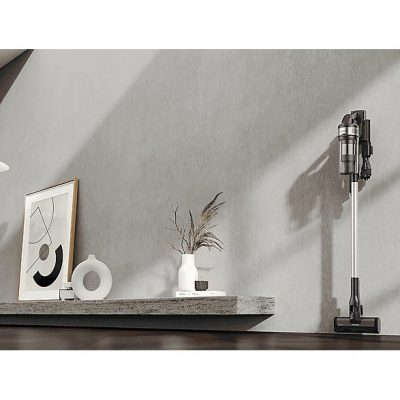 Aspirador escoba - SAMSUNG VS15A6031R4/ET, 410,00 W, Potencia de succión 150 AirWatt, Depósito 0,80 l, Autonomía mínima: 5 min media: 20 min máxima: 40 min, Negro