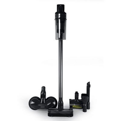Aspirador escoba - SAMSUNG VS20B75ADR5/WA, 550 W, Potencia de succión 200 AirWatt, Depósito 0,8 l, Autonomía 60 min, Negro, Gris