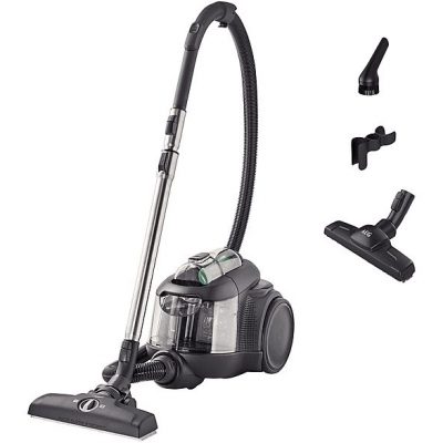 Aspirador sin bolsa - AEG AL61C2ÖKO, 550 W, Potencia de succión 165 W, Depósito 1,6 l, Inox