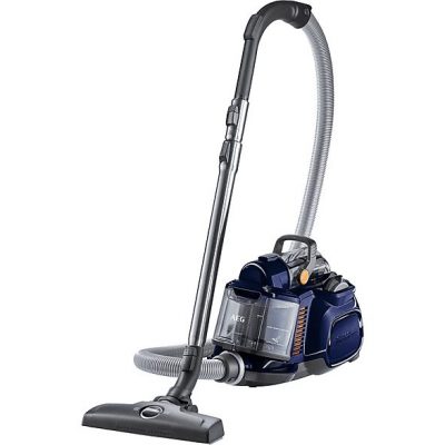 Aspirador sin bolsa - AEG LX7-2-DB-P, 750 W, Depósito 1,4 l, Azul, gris