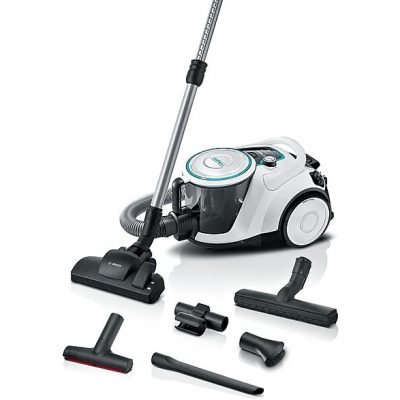 Aspirador sin bolsa - BOSCH AKLBB1719731276, 700 W, Depósito 2,4 l, Blanco