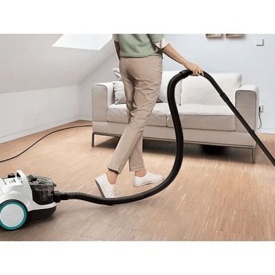 Aspirador sin bolsa - BOSCH BGC21HYG1, 700 W, Depósito 2 l, Blanco