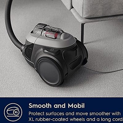 Aspirador sin bolsa - ELECTROLUX 900 258 548, 700 W, Potencia de succión 700 W, Depósito 1,6 l, Gris