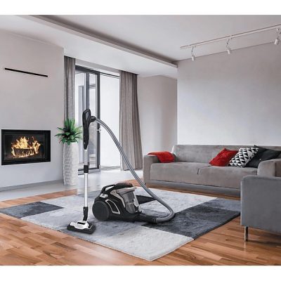 Aspirador sin bolsa - HOOVER H-POWER HP720PET, 850 W, Potencia de succión 850 W, Depósito 2 l, Dorado y Negro