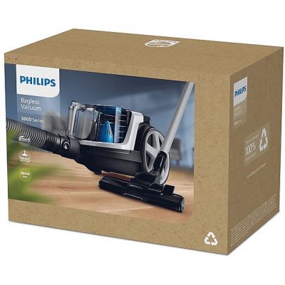 Aspirador sin bolsa - PHILIPS FC9332/09, 900 W, Depósito 1,5 l, Negro