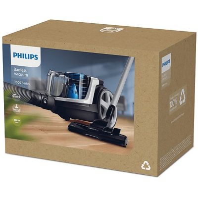 Aspirador sin bolsa - PHILIPS FC9332/09, 900 W, Depósito 1,5 l, Negro