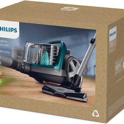 Aspirador sin bolsa - PHILIPS FC9555/09, 900 W, Potencia de succión 0 AirWatt, Depósito 1,5 l, Verde