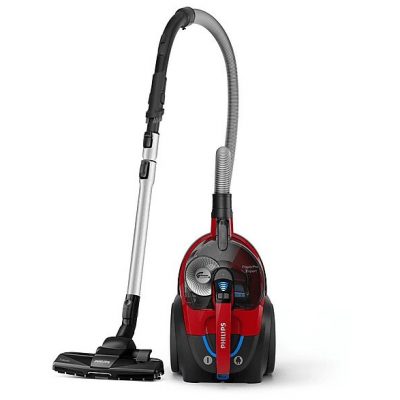 Aspirador sin bolsa - PHILIPS FC9729/09, 900 W, Potencia de succión 420 AirWatt, Depósito 2 l, Rojo