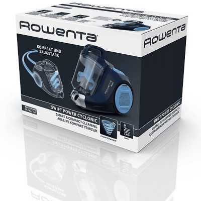 Aspirador sin bolsa - ROWENTA RO2981EA, 750 W, Potencia de succión 21 kPa, Depósito 1,5 l, Negro
