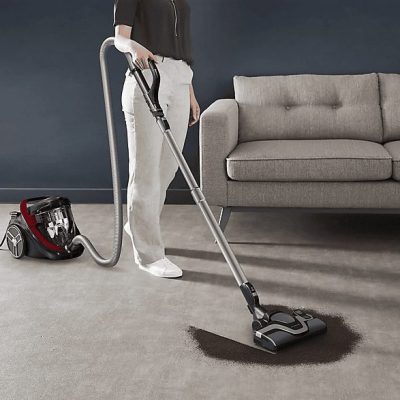 Aspirador sin bolsa - ROWENTA Silence Force RO7933, 500 W, Depósito 2,5 l, Red, Black