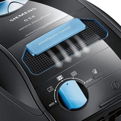 Aspirador sin bolsa - SIEMENS VSQ5X1230, 850 W, Depósito 4,5 l, Negro
