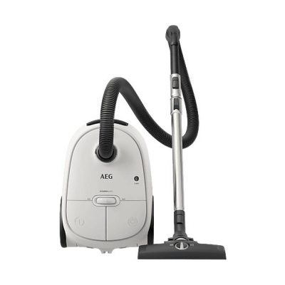 Aspiradora con bolsa - AEG AB61H6SW, 850 W, Potencia de succión 20300 AirWatt, Depósito 3,5 l, Blanco