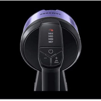 Aspiradora escoba - SAMSUNG Jet 75E Turbo VS20B75B1R4, 550 W, Potencia de succión 200 AirWatt, Depósito 0,8 l, Negro