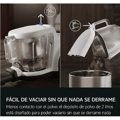 Aspiradora sin bolsa - AEG AL51C1LDB, 1000 W, Depósito 2 l, Azul