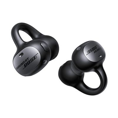 Auriculares conducción de aire - Baseus Inspire XC1 Sound By Bose, 40 h de autonomía, Cancelación de ruido, Sonido inmersivo Dolby Spatial, Negro
