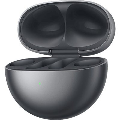 Auriculares conducción de aire - Huawei Freeclip, Autonomía 8 h, Gancho de oreja, IA, Negro