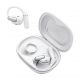 Auriculares conducción de aire - JBL Sense Pro, 38h Autonomía, Open-ear, Gancho Ajustable, 4 Micrófonos, Blanco