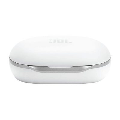 Auriculares conducción de aire - JBL Sense Pro, 38h Autonomía, Open-ear, Gancho Ajustable, 4 Micrófonos, Blanco