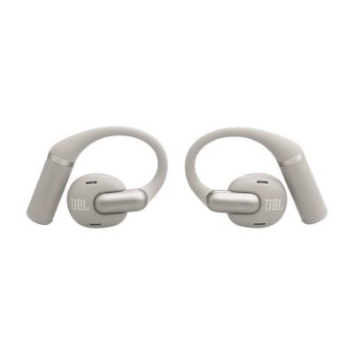 Auriculares conducción de aire - JBL Sense Pro, 38h Autonomía, Open-ear, Gancho Ajustable, 4 Micrófonos, Gris