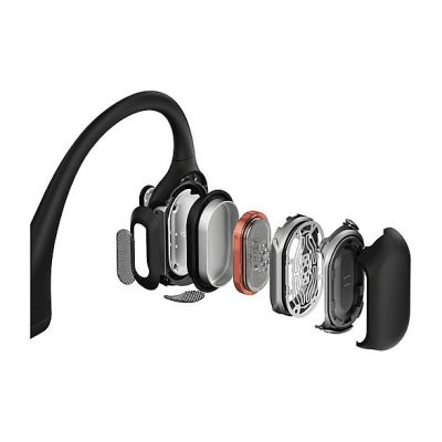 Auriculares conducción ósea  - Openrun Pro SHOKZ, Control remoto, Bluetooth, Negro