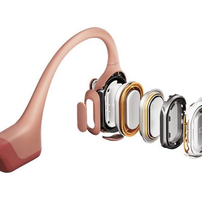 Auriculares conducción ósea  - OpenRun Pro SHOKZ, Control remoto, Bluetooth, Pink