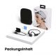 Auriculares conducción ósea  - OpenSwim SHOKZ, Banda para el cuello, Bluetooth, Azul