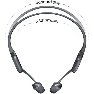 Auriculares conducción ósea - Shokz OpenRun Pro 2 Standard, Banda para el cuello, Bluetooth, 12h Autonomía, DualPitch, IP55, Negro