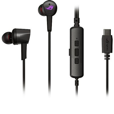 Auriculares de botón  - 90YH02S0-B2UA00 ASUS, Intraurales, Negro