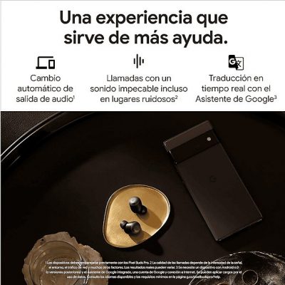 Auriculares de botón - Google Pixel Buds Pro, 11h Autonomía de reproducción, Estuche de carga USB-C, Resistencia IPX4, Coral