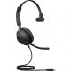 Auriculares de diadema con cable  - Evolve2 40 SE JABRA, Circumaurales, Negro