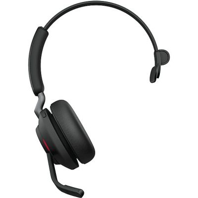 Auriculares de oficina  - Evolve2 65, MS Mono JABRA, Circumaurales, Bluetooth, Negro