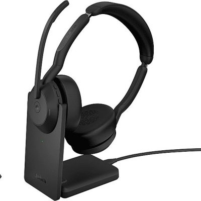 Auriculares de oficina  - Jabra Evolve2 55 JABRA, Circumaurales, Bluetooth, Black