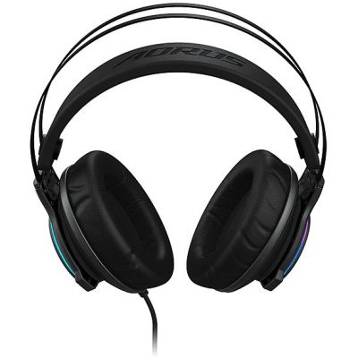 Auriculares gaming  - AORUS H1 GIGABYTE, Circumaurales, Negro