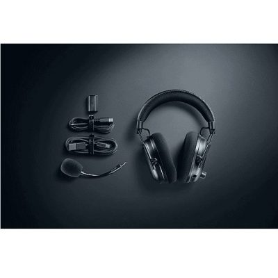 Auriculares gaming - Razer BlackShark V3 Pro, Circumaurales, Bluetooth, Micrófono, 70h Autonomía, Cancelación Activa de Ruido Híbrida, Negro