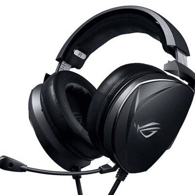 Auriculares gaming  - ROG Theta Electret ASUS, Circumaurales, Negro