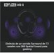 Auriculares gaming - Sony INZONE H9 II, Inalámbricos, Noise Cancelling, Fnatic, Micrófono, IA, 30h, Bluetooth/LE/2,4 GHz, Ligeros, PC, WHG910N, Blanco