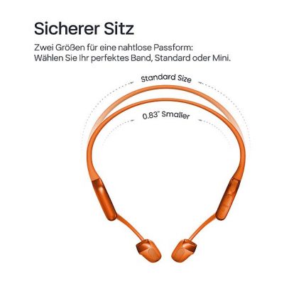 Auriculares Inalámbricos  - OpenRun Pro 2 Mini SHOKZ, Control remoto, Bluetooth, Naranja