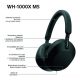 Auriculares inalámbricos - Sony WH-1000XM5B, Estuche rígido, Cancelación ruido, 30h, Hi-Res, Carga Rápida, Llamada Nítida, Bluetooth, Diadema, Negro