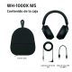 Auriculares inalámbricos - Sony WH-1000XM5B, Estuche rígido, Cancelación ruido, 30h, Hi-Res, Carga Rápida, Llamada Nítida, Bluetooth, Diadema, Negro