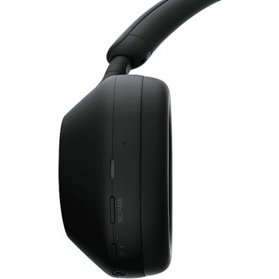 Auriculares inalámbricos - Sony WH-1000XM5B, Estuche rígido, Cancelación ruido, 30h, Hi-Res, Carga Rápida, Llamada Nítida, Bluetooth, Diadema, Negro