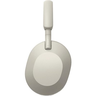Auriculares inalámbricos - Sony WH-1000XM5S, Cancelación ruido (Noise Cancelling), 30h, Hi-Res, Carga Rápida, Con Asistente, Bluetooth, Diadema, Plata