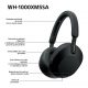 Auriculares inalámbricos - Sony WH-1000XM5SA, Estuche blando, Cancelación ruido , 30h, Hi-Res, Carga Rápida, Bluetooth, Diadema, iOS/Android, Negro