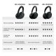 Auriculares inalámbricos - Sony WH-1000XM5SA, Estuche blando, Cancelación ruido , 30h, Hi-Res, Carga Rápida, Bluetooth, Diadema, iOS/Android, Negro